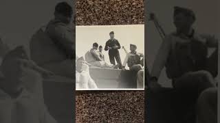 WW2 German Kriegsmarine sailors in whites and life jackets most likely on the Helgoland [upl. by Vinni939]