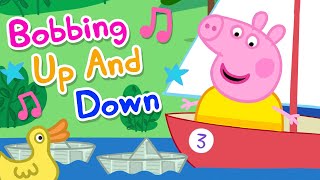 Peppa Pig  The Bobbing Up and Down Song Official Music Video [upl. by Lacim]