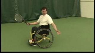 Wheel Chair Tennis Tips  Wheelchair Tennis Movement Strategies [upl. by Akemhs]