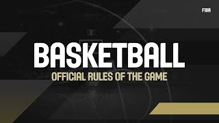 Rules of the Game  Basketball  FIBA [upl. by Jens]