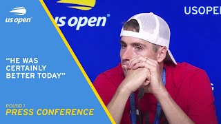 John Isner Press Conference  2021 US Open Round 1 [upl. by Asiram]