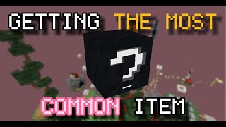 Obtaining the MOST COMMON item in Hypixel Skyblock [upl. by Rutan]