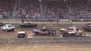 Monroe County Fair 2023 Demolition Derby Heat 2 812023 MonroeMichigan [upl. by Korff66]