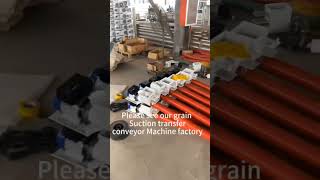 Flexible hose grain  Sand  suction transfer conveyor machine factory view [upl. by Freddie]