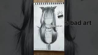 Its a joke 😅😋  oceanofdrawing art drawing shortvideo colourepencil [upl. by Aliled]