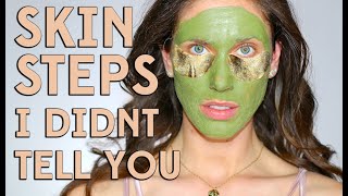 SKIN PEELS MASKS amp SKINCARE I DIDNT TELL YOU ABOUT  MY BONUS SKINCARE ROUTINE [upl. by Olegnaed425]