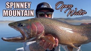 OPEN WATER  Spinney Mountain Reservoir Fly Fishing amp Spin Fishing for GIANT TROUT [upl. by Barling]