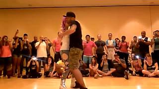 Kizomba with Albir amp Sara from Spain [upl. by Siroved]