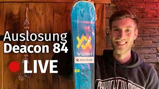 LIVEAuslosung des SkiGewinnspiels Völkl Deacon 84 [upl. by Holey]