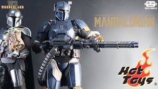 Hot Toys The Mandalorian Heavy Infantry Mandalorian TMS010 Unboxing [upl. by Dzoba315]