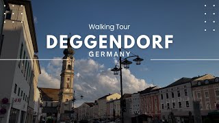 4K Deggendorf Germany  Deggendorf walking tour  THD [upl. by Weiser998]