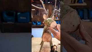 How to make wood comb wood diy woodworking deer [upl. by Alarise609]