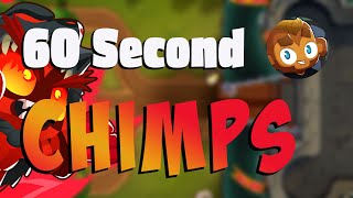 60 Second Strategy  Dark Castle CHIMPS BTD6 [upl. by Constantin]