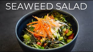 Wakame Seaweed Salad Recipe  How to make EASY Japanese Side Dish 海藻サラダ [upl. by Atinomar60]