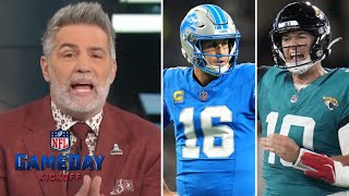 NFL GameDay  quotJared Goff will prove himself againquot  Kurt Warner Lions defense to swallow Jaguars [upl. by Lawford509]