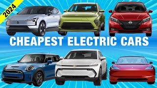 The Cheapest EVs You Can Buy Today  Most Affordable Electric Cars amp SUVs for 2024 [upl. by Ruenhcs673]