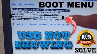 Fix Bootable Pen Drive Not Detecting or Not Showing in Boot Menu in Windows 1087 [upl. by River222]