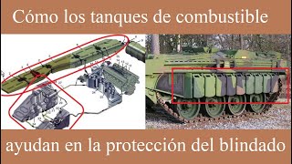 Cómo los tanques de combustible ayudan en la protección del blindado [upl. by Kevan577]