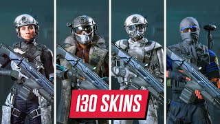 ALL Battlefield 2042 Specialists Skins InGame  130 Skins 4K Ultra Graphics [upl. by Dorrie]