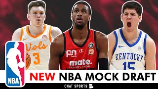 UPDATED 2024 NBA Mock Draft  NBA Draft Rumors [upl. by Ayotan40]