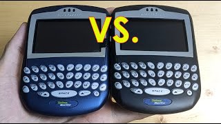 Blackberry 7290 Movistar blue vs black comparison  Blackberry Rare Collection [upl. by Deva]