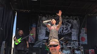 5  Hell Chose Me  Carnifex Live  Warped Tour Virginia Beach  071117 [upl. by Wirth684]