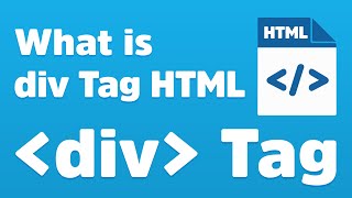 Div Tag  How to use Div Tag in HTML [upl. by Chatwin43]