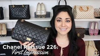 Chanel Reissue 226  First Impression  Minks4All [upl. by Ayatnohs]