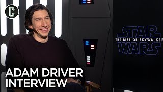 The Rise of Skywalker Adam Driver Interview [upl. by Eerat]