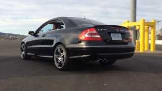 Clk55 AMG with straight pipe [upl. by Manlove737]