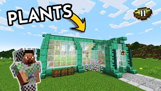 I Built a COZY GREENHOUSE in Minecraft Survival  How To Enjoy Minecraft Episode 11 [upl. by Clemmy272]