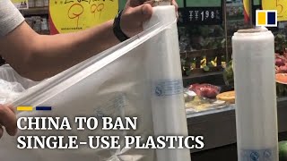 China’s sweeping plan to ban singleuse plastics [upl. by Piero]