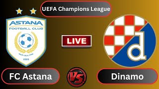 FC Astana vs Dinamo Zagreb  UEFA Europa Conference LeagueGroup 3Round 5  Football Live [upl. by Gladine]