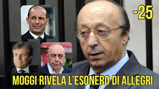 MOGGI RIVELA LESONERO DI ALLEGRI [upl. by Merilee865]