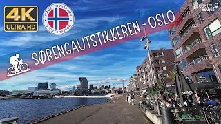 ☀️🚴City Bike Oslo Sørengautstikkeren  Bjørvika 4K Ultra HD 60fps oslo norway scandinavia v2 [upl. by Leorsiy456]