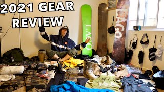 MY 2021 Snowboard Gear amp Setup Review [upl. by Notled177]