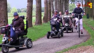 Scootmobiel tocht Cuijk 2018 [upl. by Naor]