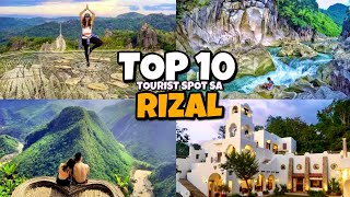 TOP 10 Tourist Spot sa Rizal Province  10 Sikat na Pasyalan sa Rizal travelideas travelguide [upl. by Charlena]