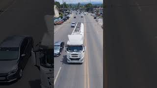 Flammable tanker spotted thehighway flammable truck viralvideo shorts [upl. by Dranyam]