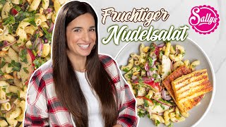 Nudelsalat mit GAZiweb Grillkäse Fruchtig amp Frisch [upl. by Topper]