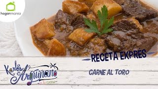 Receta Exprés Carne al toro [upl. by Endor360]