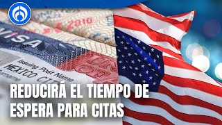 Embajada de EU adelantará citas de visas B1B2 [upl. by Henrique503]