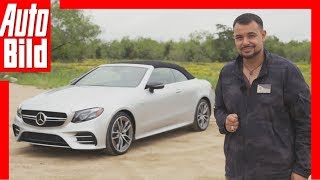 MercedesAMG E 53 Cabrio 2018 Erste Fahrt  Review  Details [upl. by Winchell804]