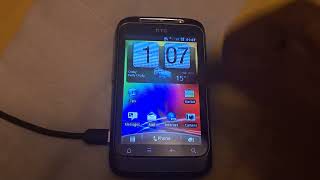 HTC Wildfire S A510e  onoff TMobile UK [upl. by Dulce]