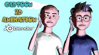 Cartoon 2D Animation  Blender Short Movie [upl. by Hutt]