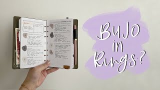 Bullet Journaling in a Ring Planner  How I use my Plotter Bible  Personal as a BuJo [upl. by Eeliab]