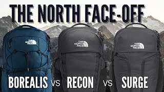 North Face Borealis vs Recon vs Surge 2022 [upl. by Ahsiekam]