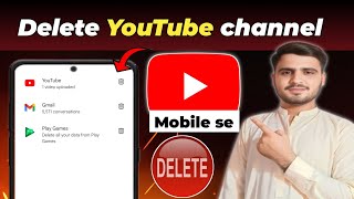 Youtube Channel Delete Kaise Kare  How to delete youtube channel Permanentlly [upl. by Mcdade]