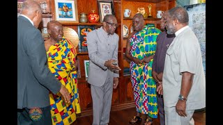 Council of State members call on Speaker Bagbin on a fact finding and deliberative mission [upl. by Orofselet]