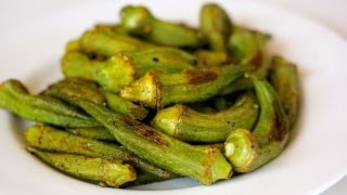 HowTo Roast Okra Aka Okra Fries  Tasty and Easy [upl. by Mauro]